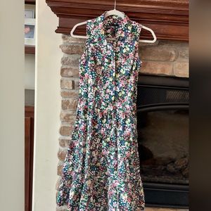 Tommy Hilfiger size 4 floral linen shirt dress